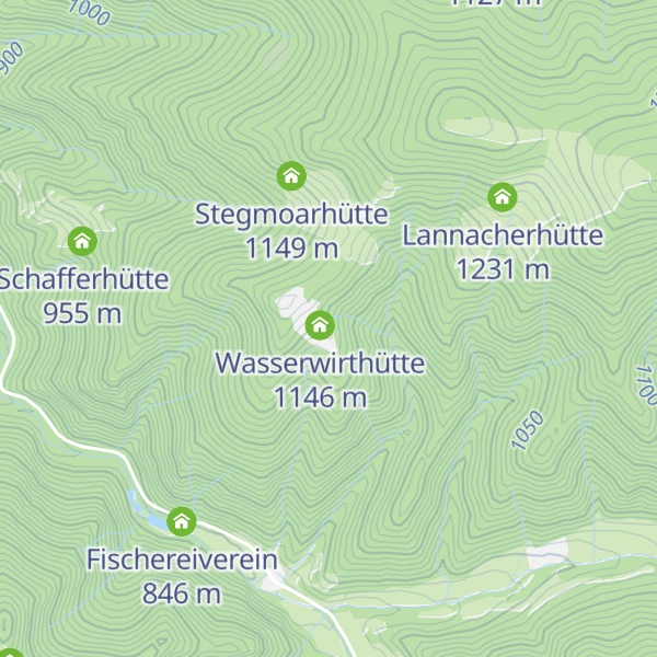 Map of Wasserwirthuette