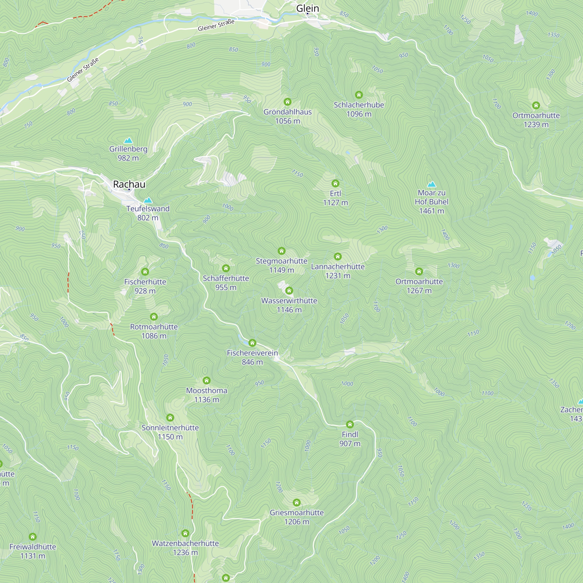 Wasserwirthuette map