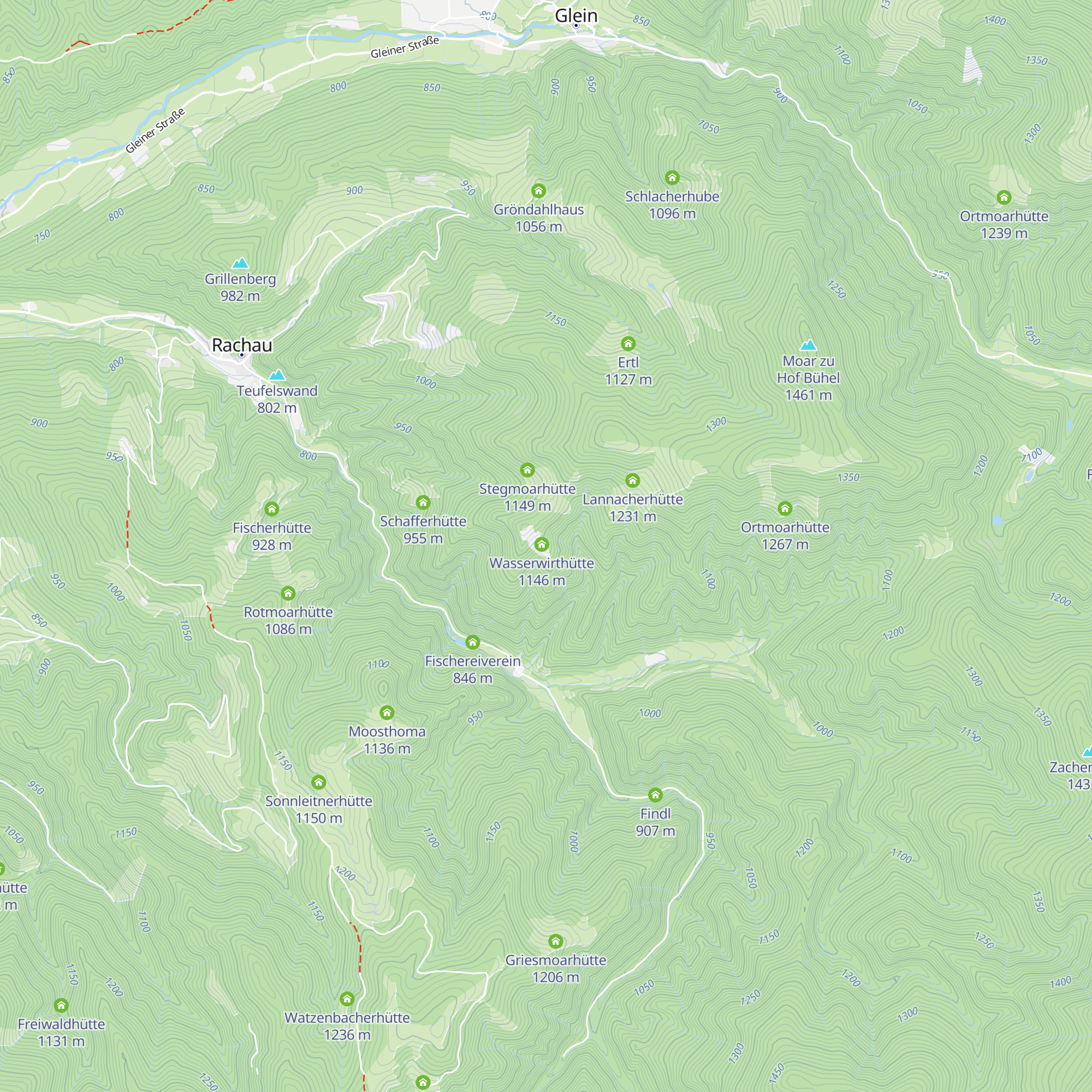 Wasserwirthuette map