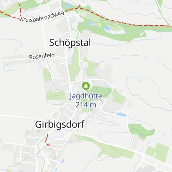 Map of Jagdhütte