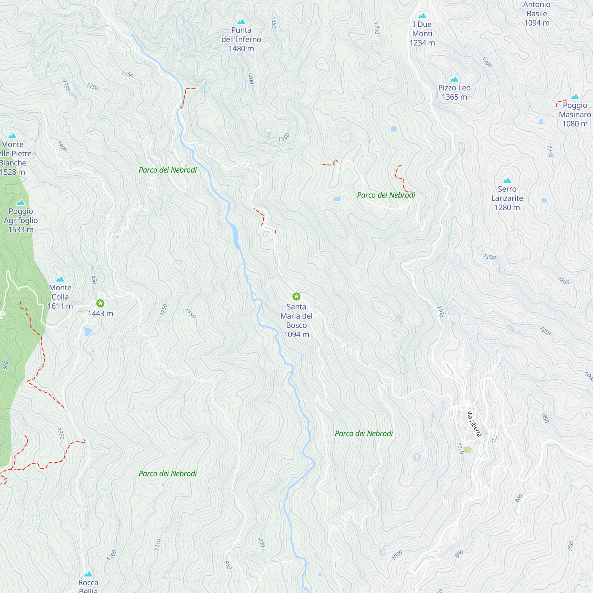 Santa Maria del Bosco map