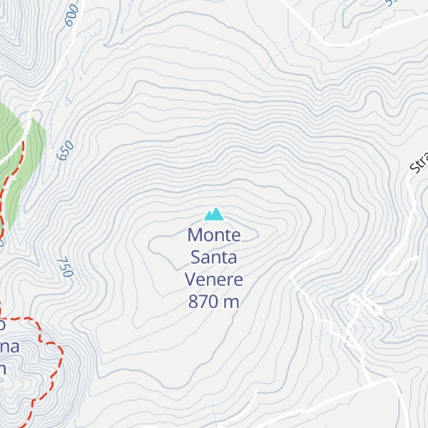 Map of Monte Santa Venere