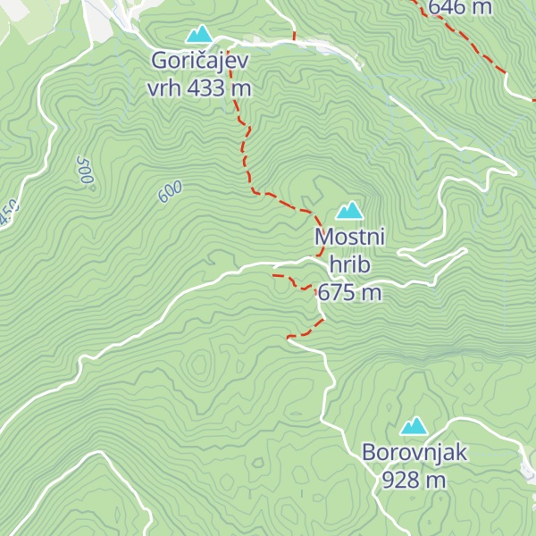 Map of Dom planincev na Farbanci