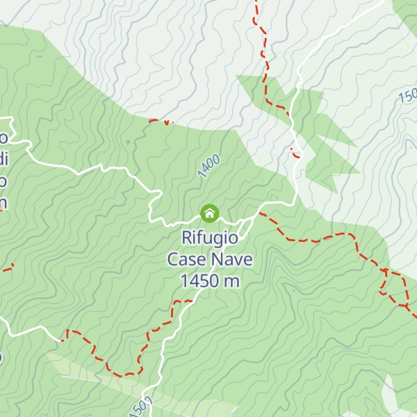 Map of Bivacco Area Attrezzata Forestale Nave
