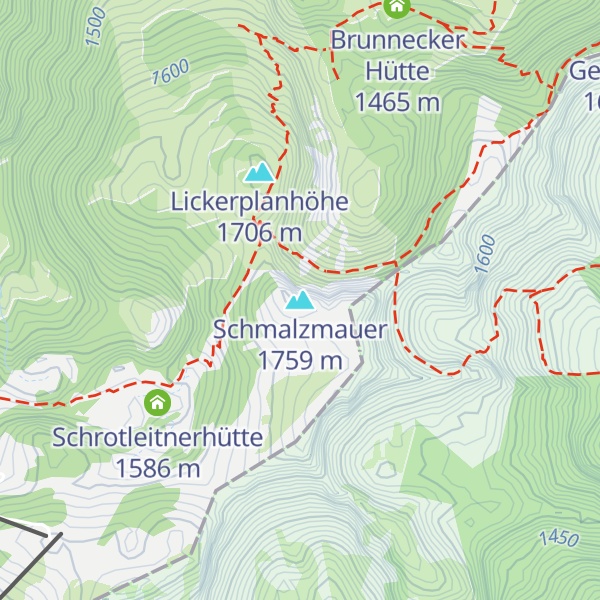 Map of Schmalzmauer