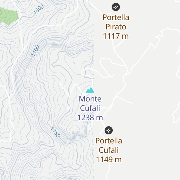 Map of Monte Cufali