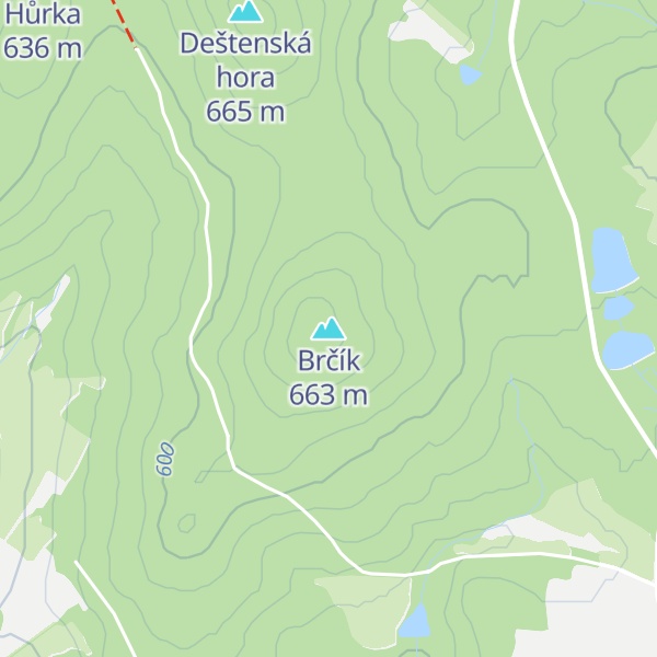 Map of Brčík
