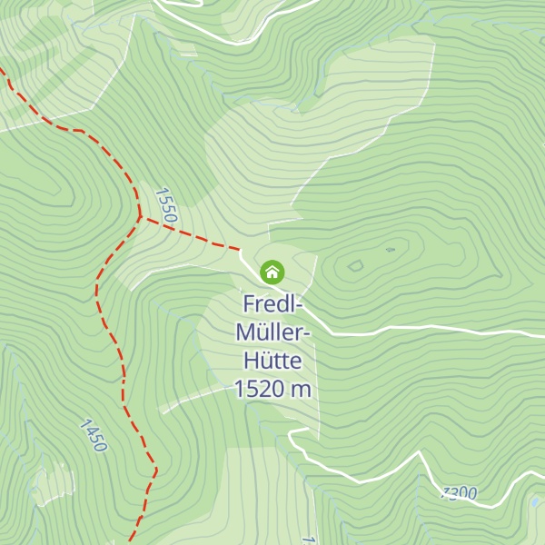 Map of Fredl-Müller-Hütte