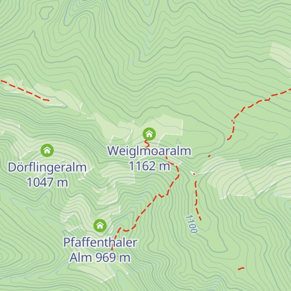 Map of Bussl-Hütte