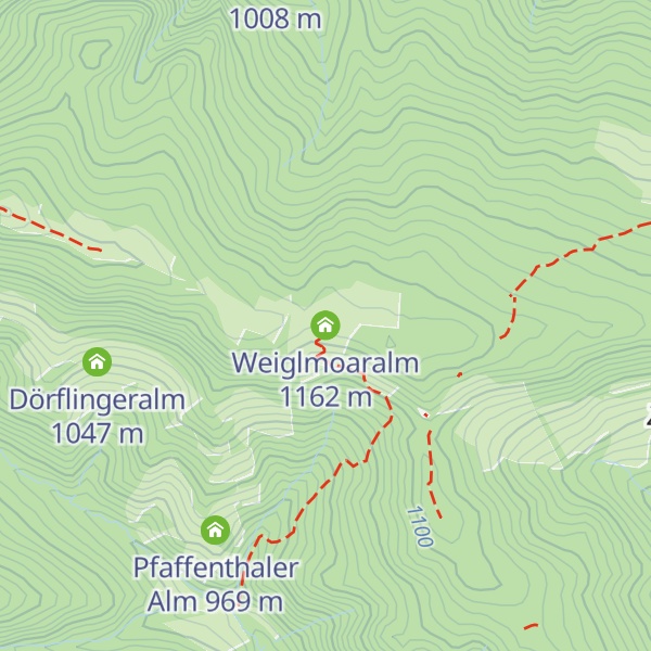 Map of Weiglmoaralm