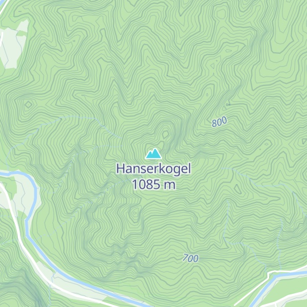 Map of Hanserkogel