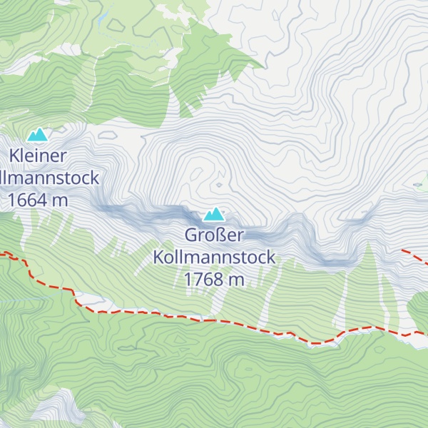 Map of Großer Kollmannstock