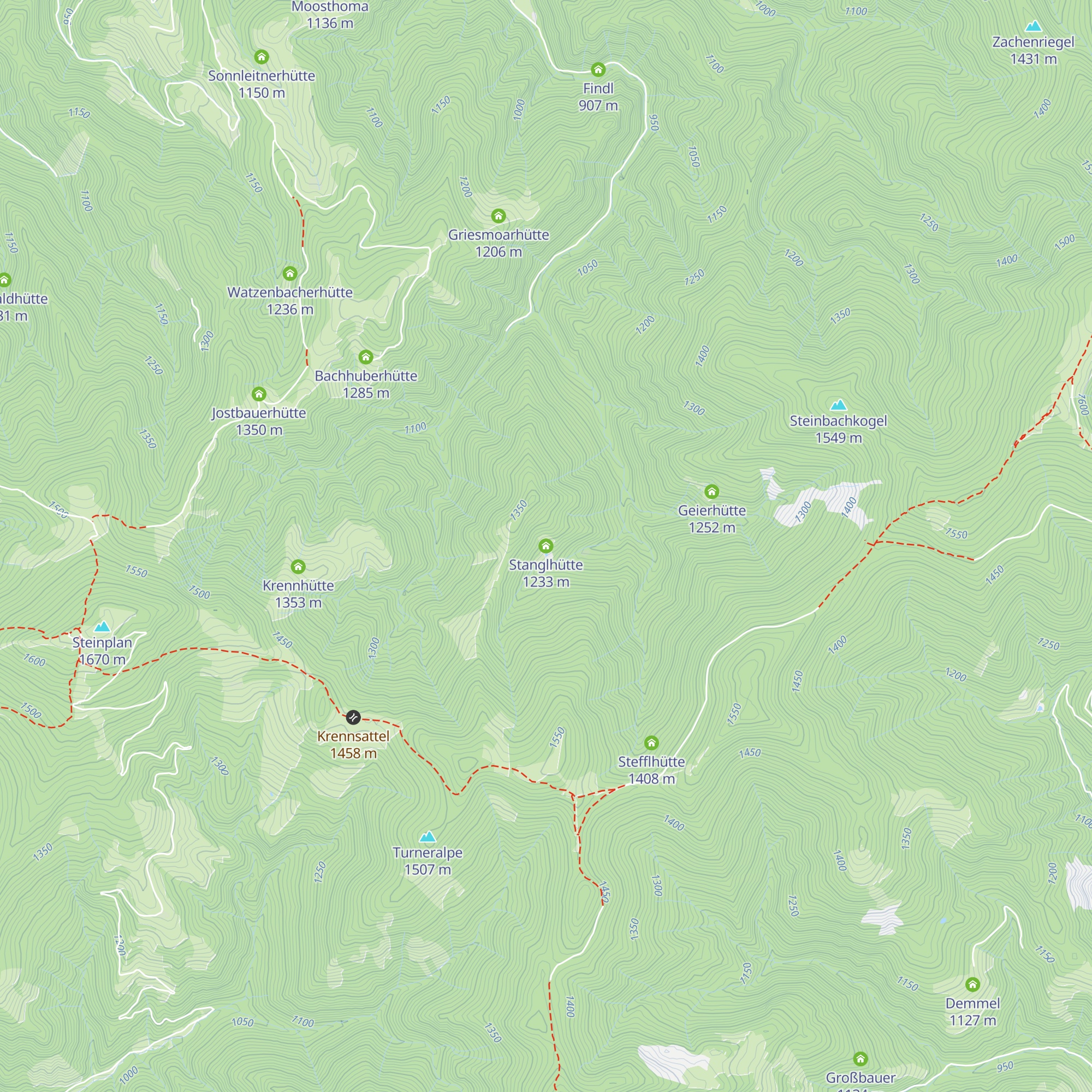 Stanglhütte map