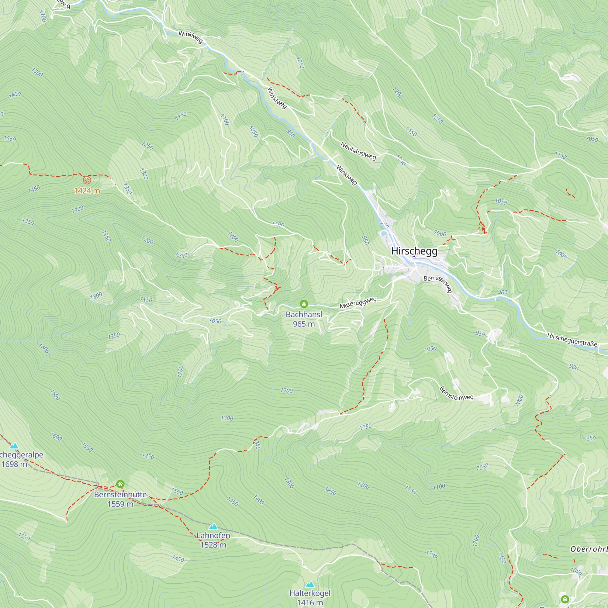 Bachhansl map
