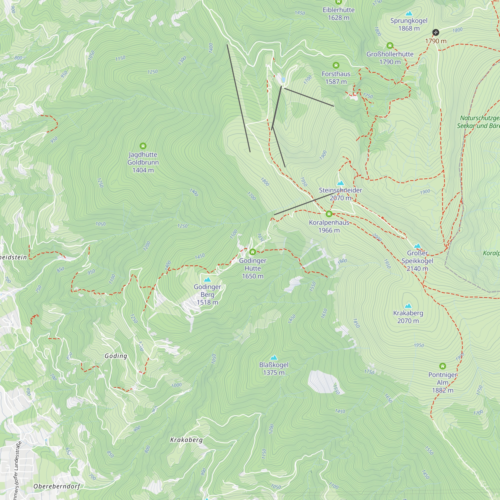Alpengasthaus Sonnhof map