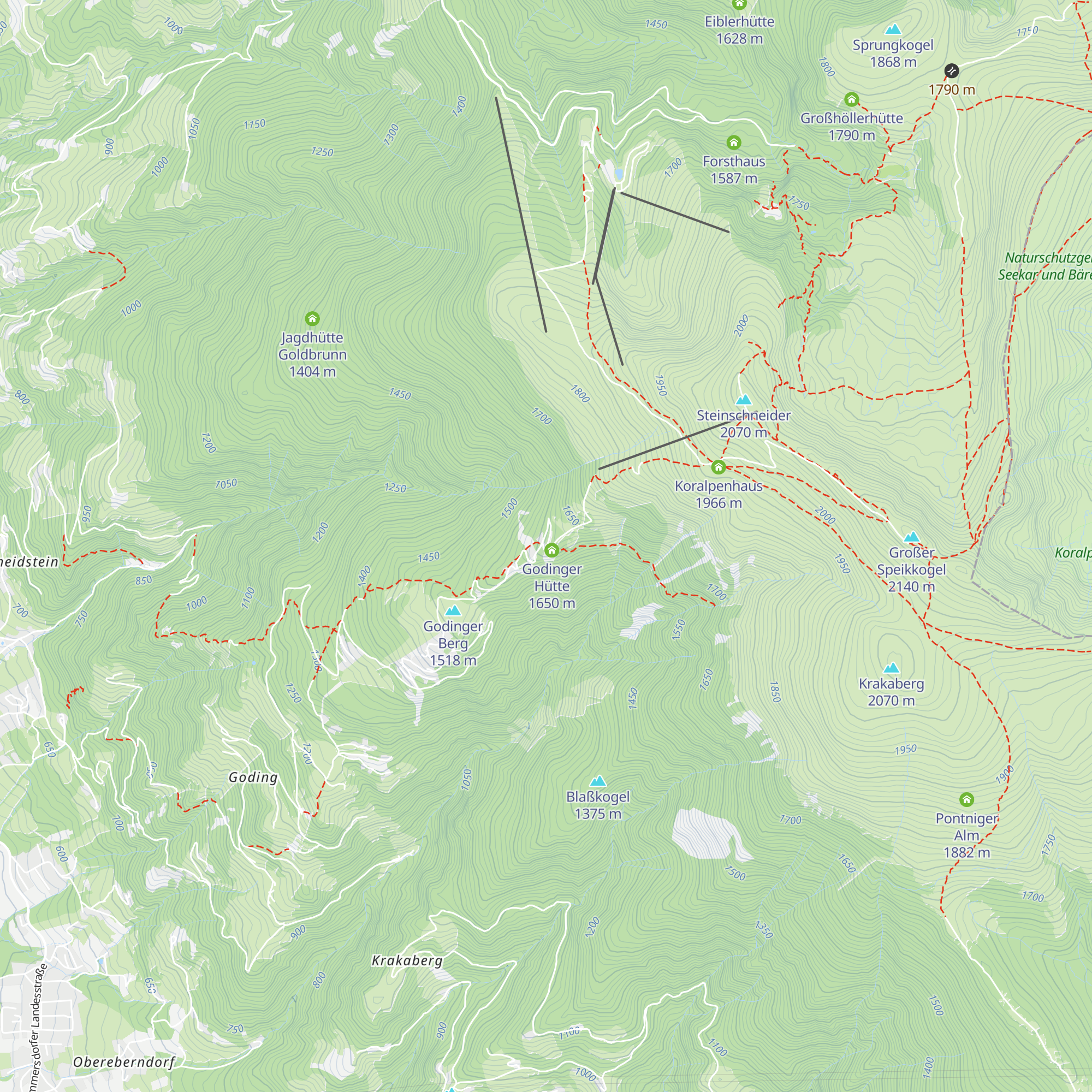 Alpengasthaus Sonnhof map
