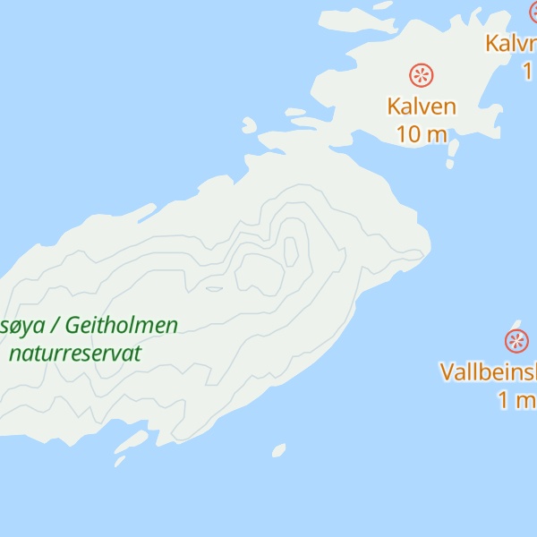Map of Storvassreva