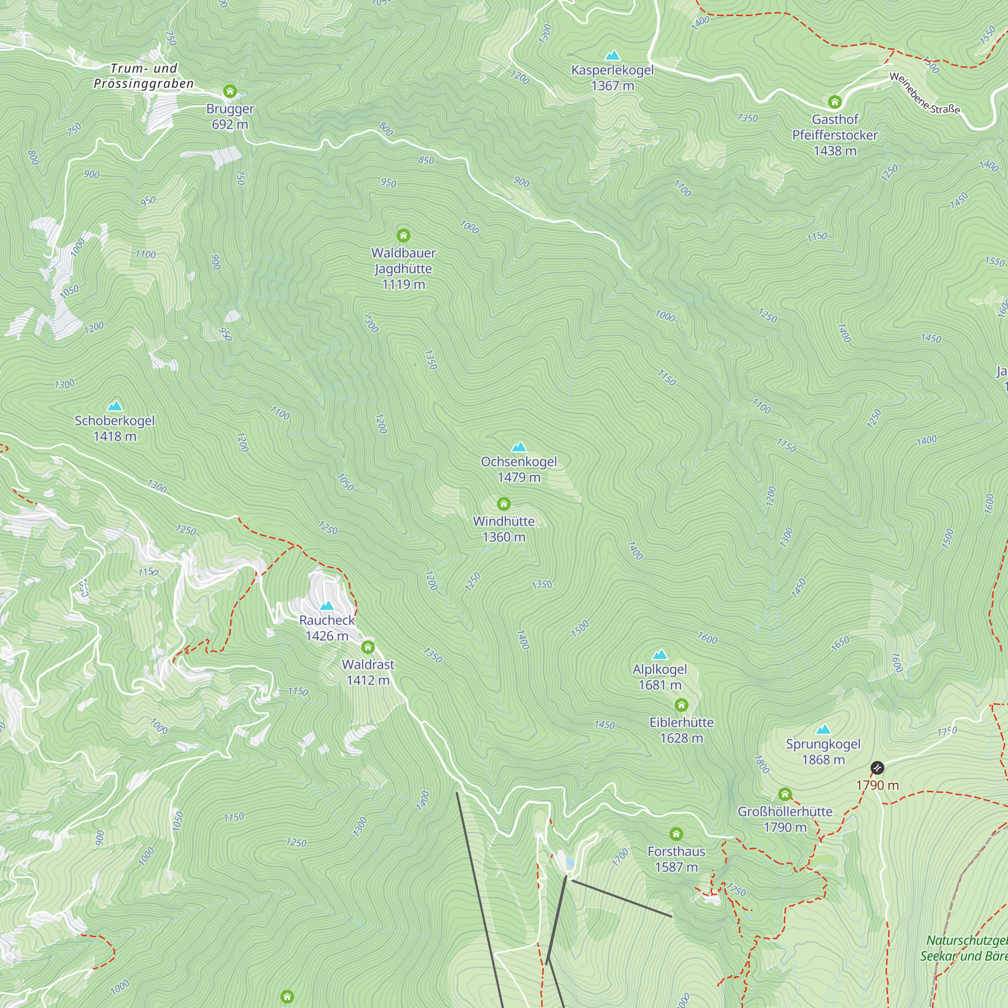 Windhütte map