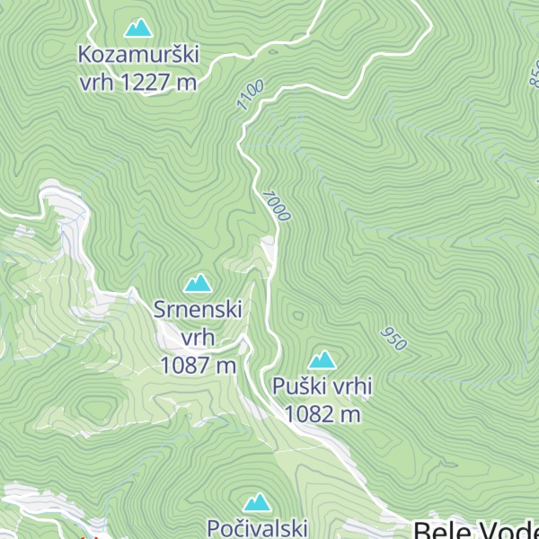 Map of LD Smrekovec