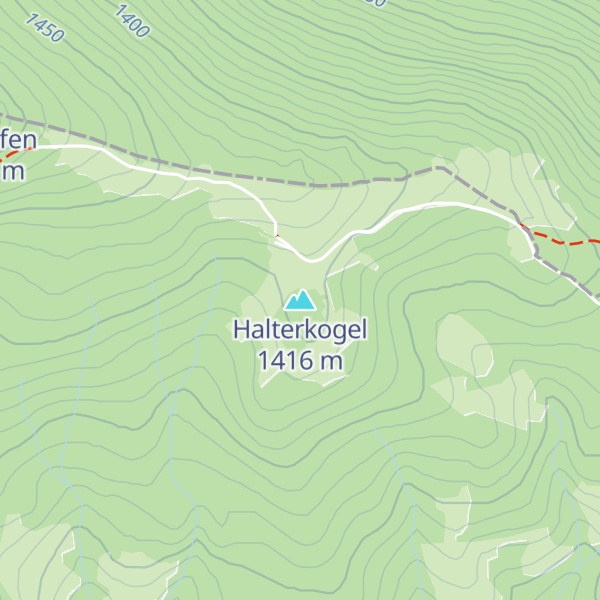 Map of Halterkogel