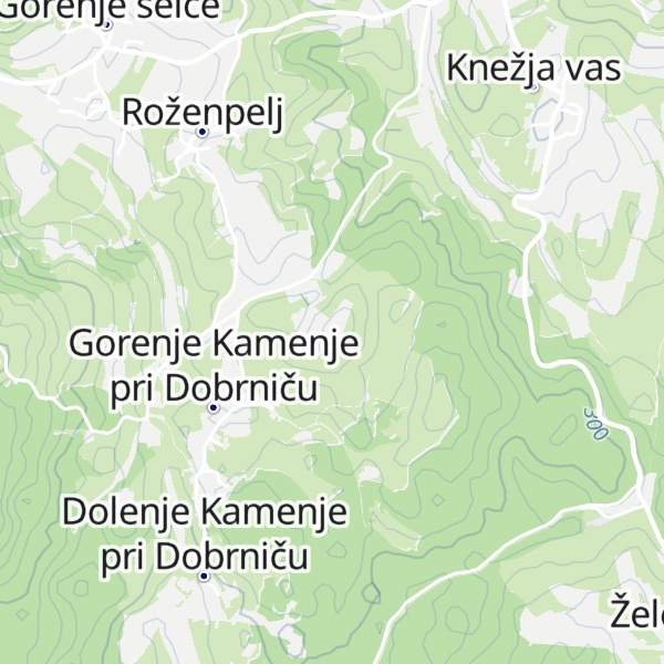 Map of Hrib