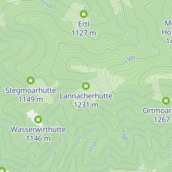 Map of Lannacherhütte