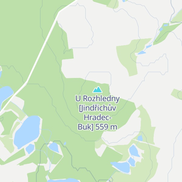 Map of Bukový les [Jindřichův Hradec-Buk]