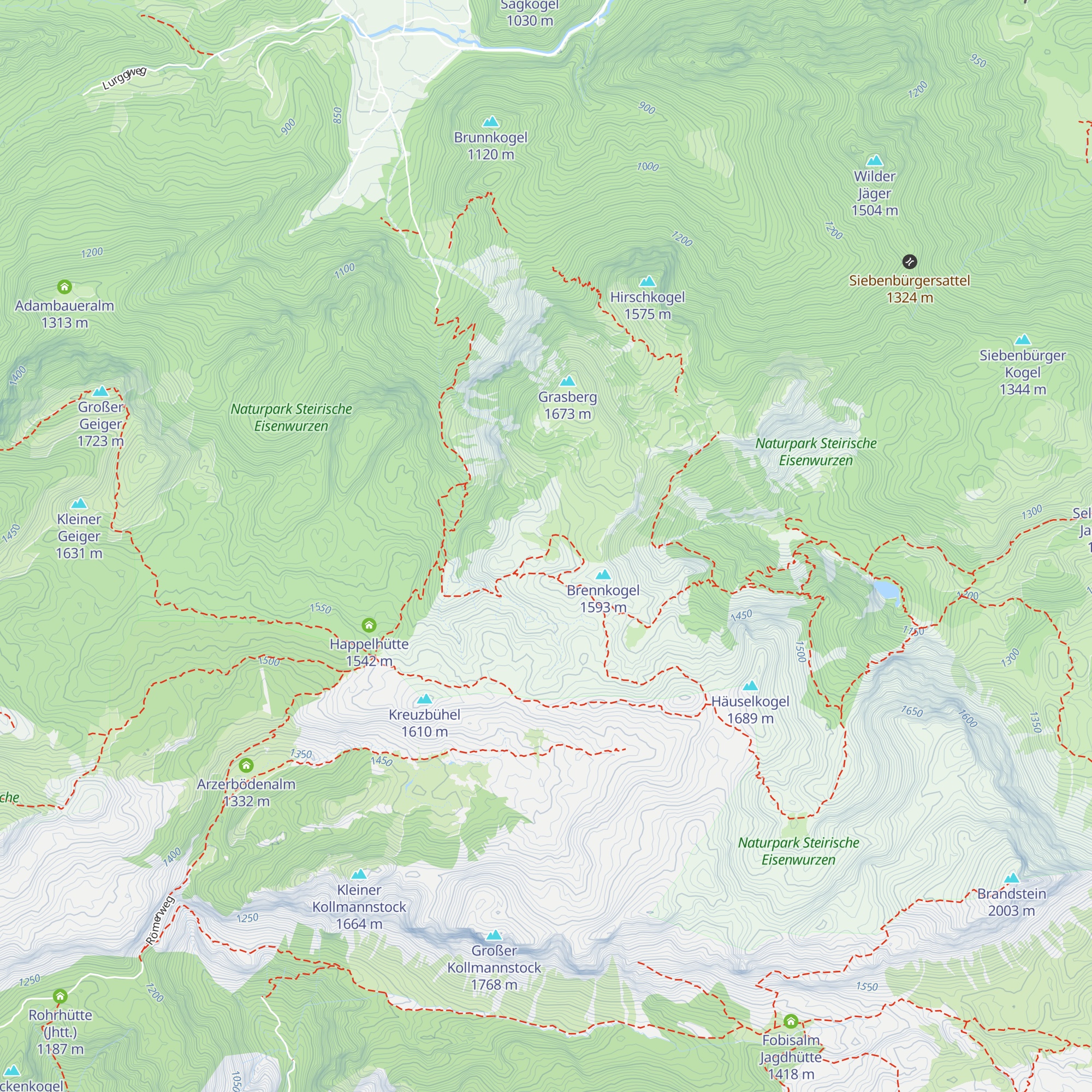 Grabenbauerhütte (Jhtt.) map