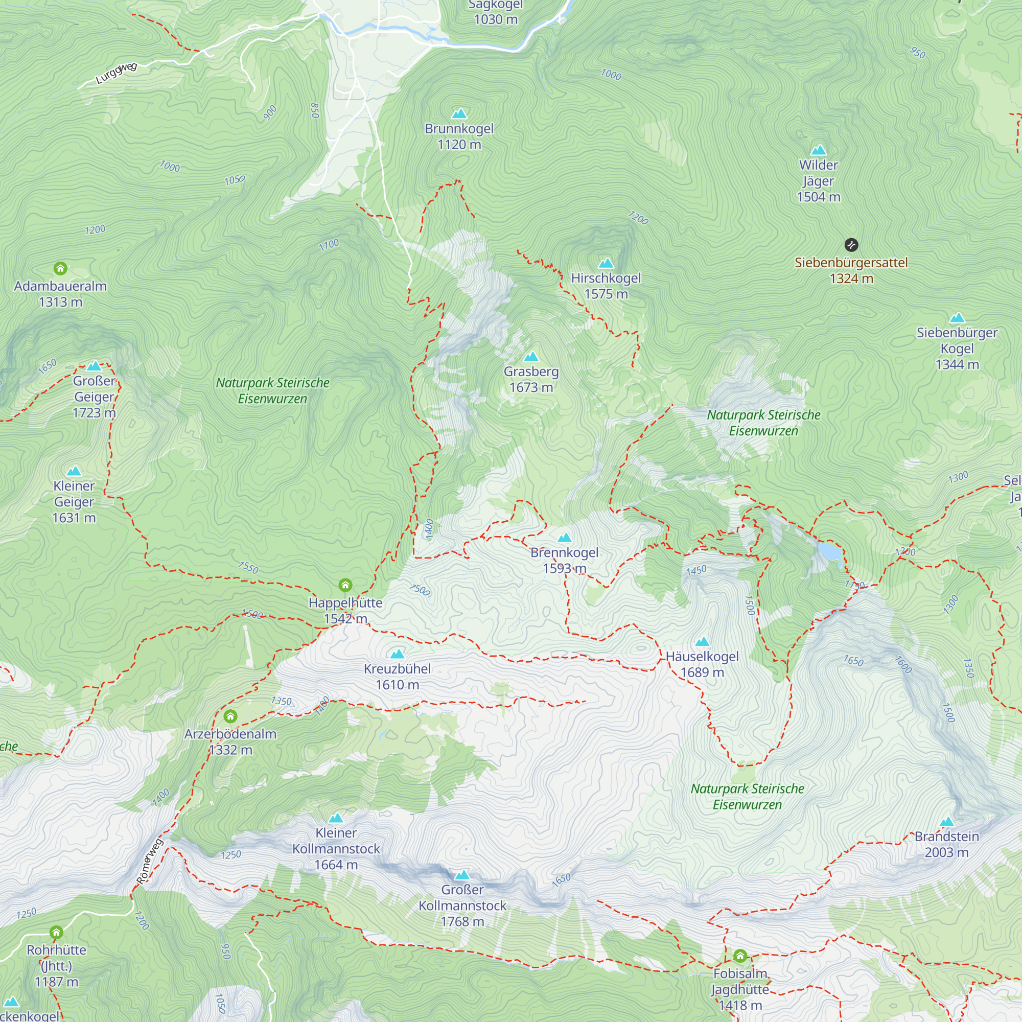 Grabenbauerhütte (Jhtt.) map