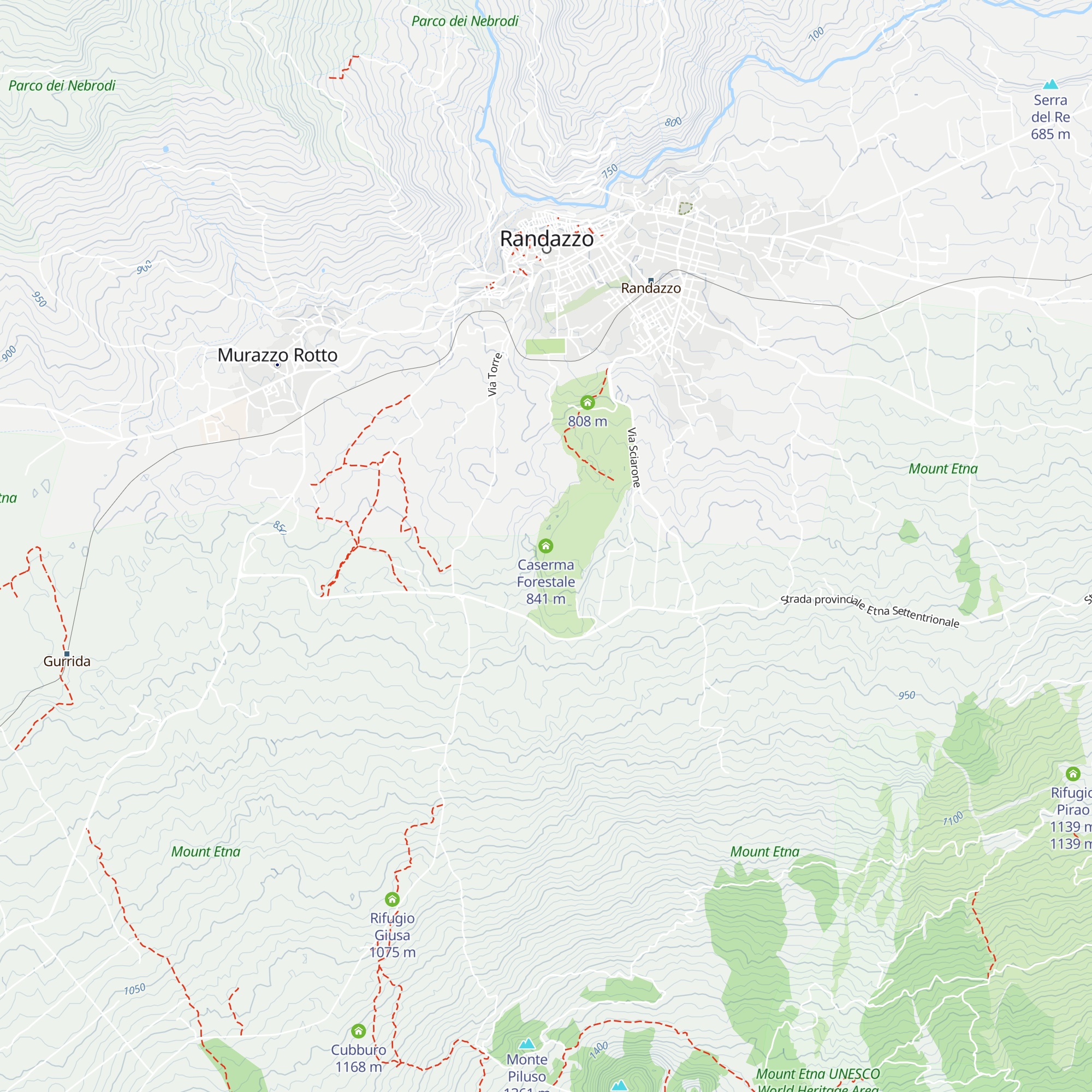 Caserma Forestale map