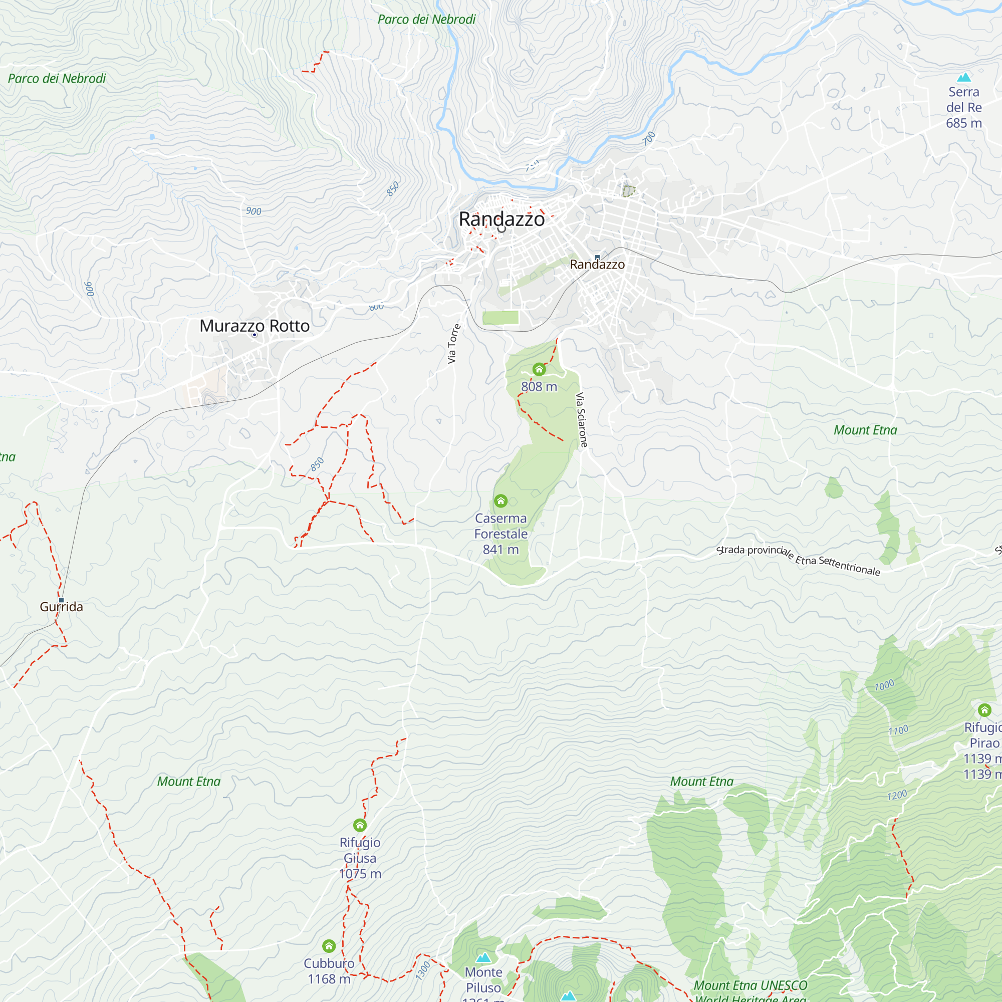 Caserma Forestale map