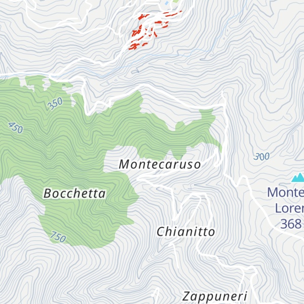 Map of Monte Caruso