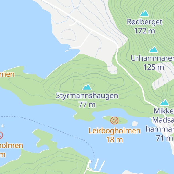 Map of Styrmannshaugen