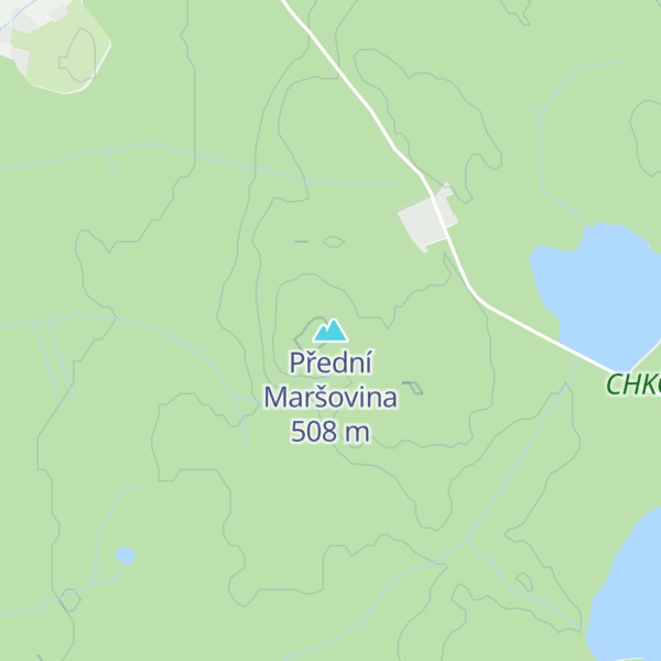 Map of Přední Maršovina