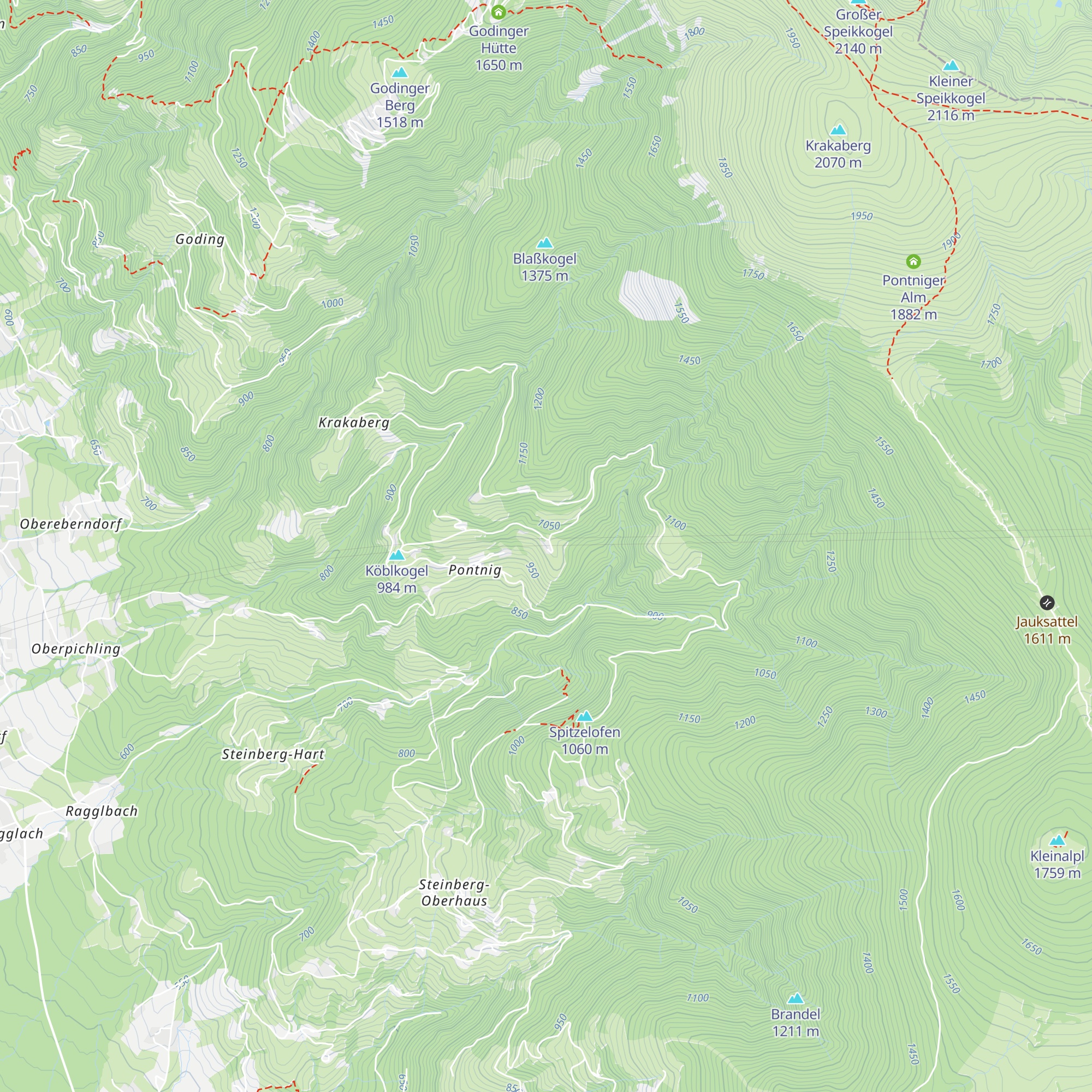 Kapellenwirt Jausenstation map