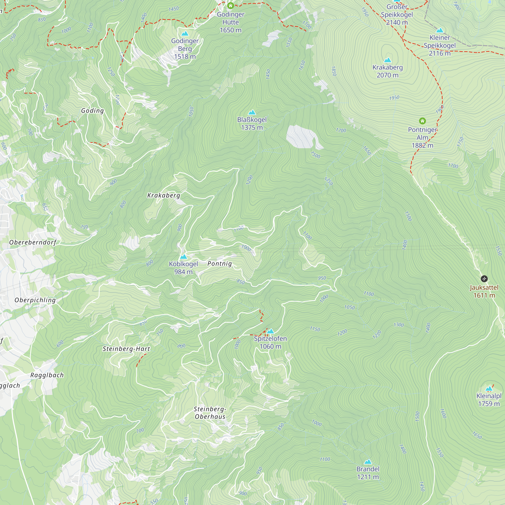 Kapellenwirt Jausenstation map