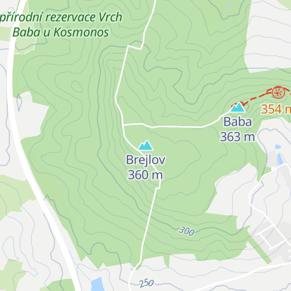Map of Brejlov
