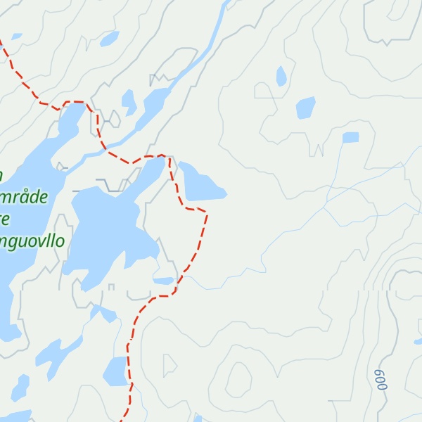 Map of Tverrbrennstua