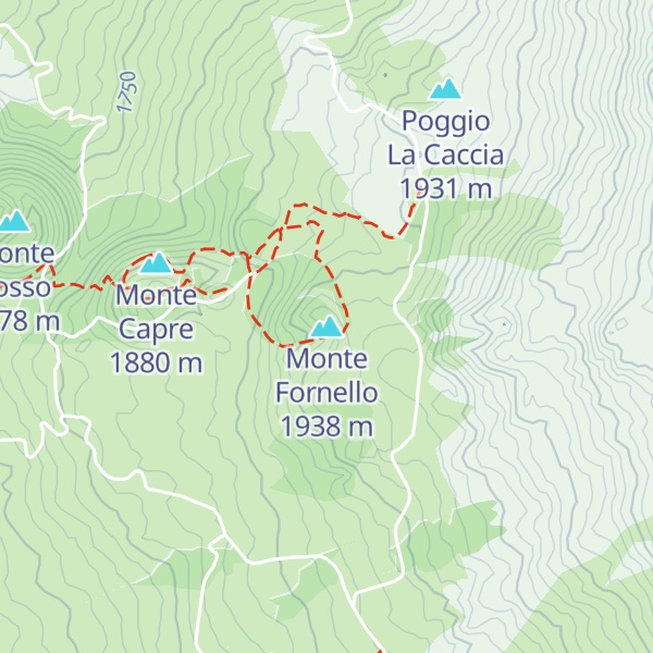 Map of Monte Fornello