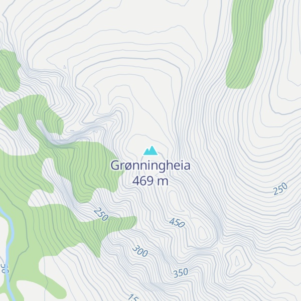 Map of Grønningheia