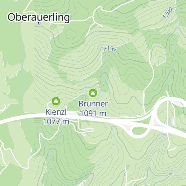 Map of Brunner