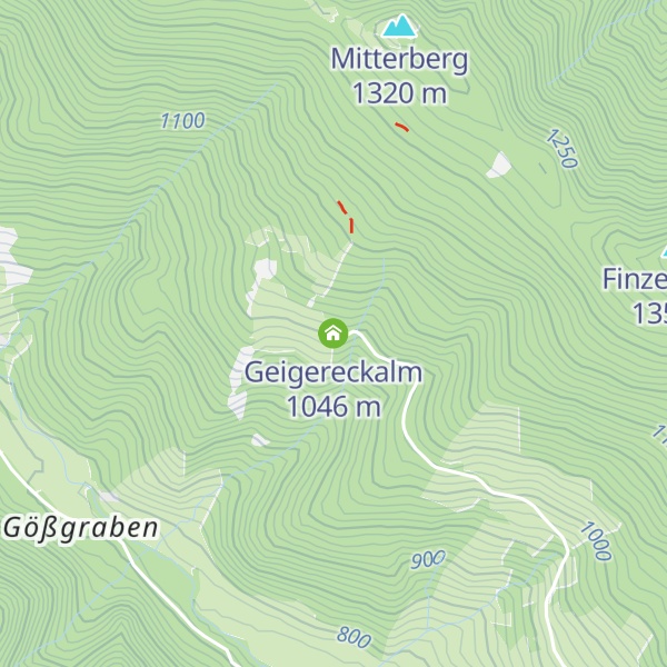 Map of Geigereckalm