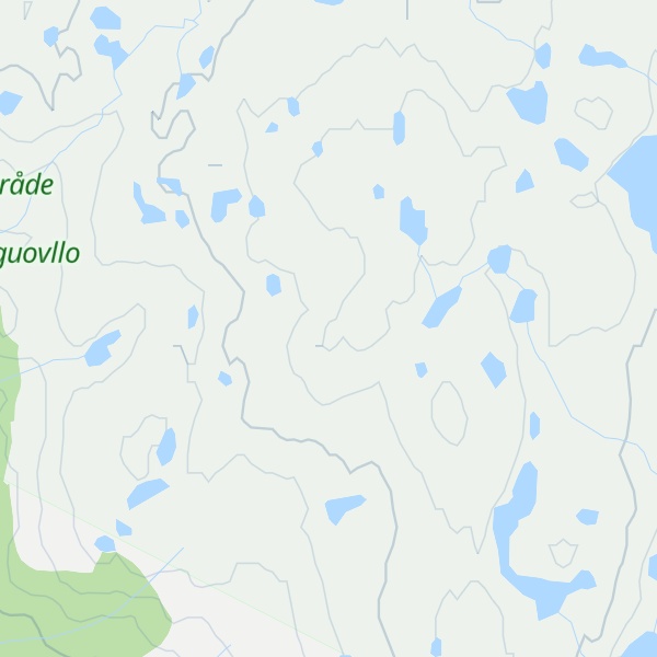 Map of Kvanndalsryggen