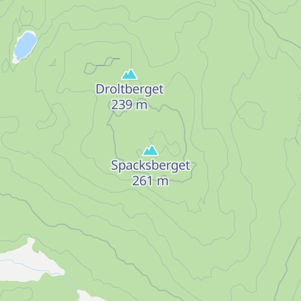 Map of Spacksberget