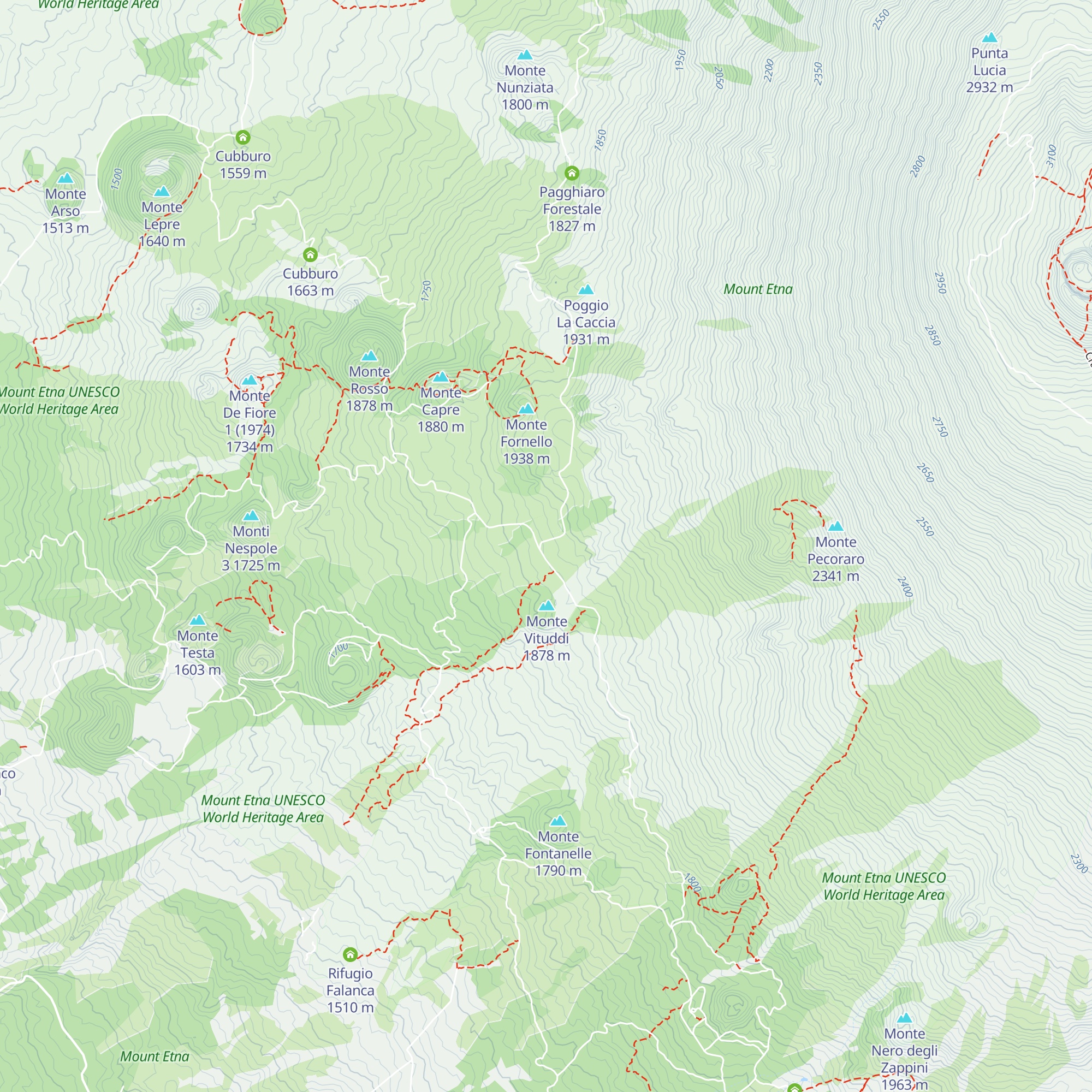 Rifugio della Galvarina map