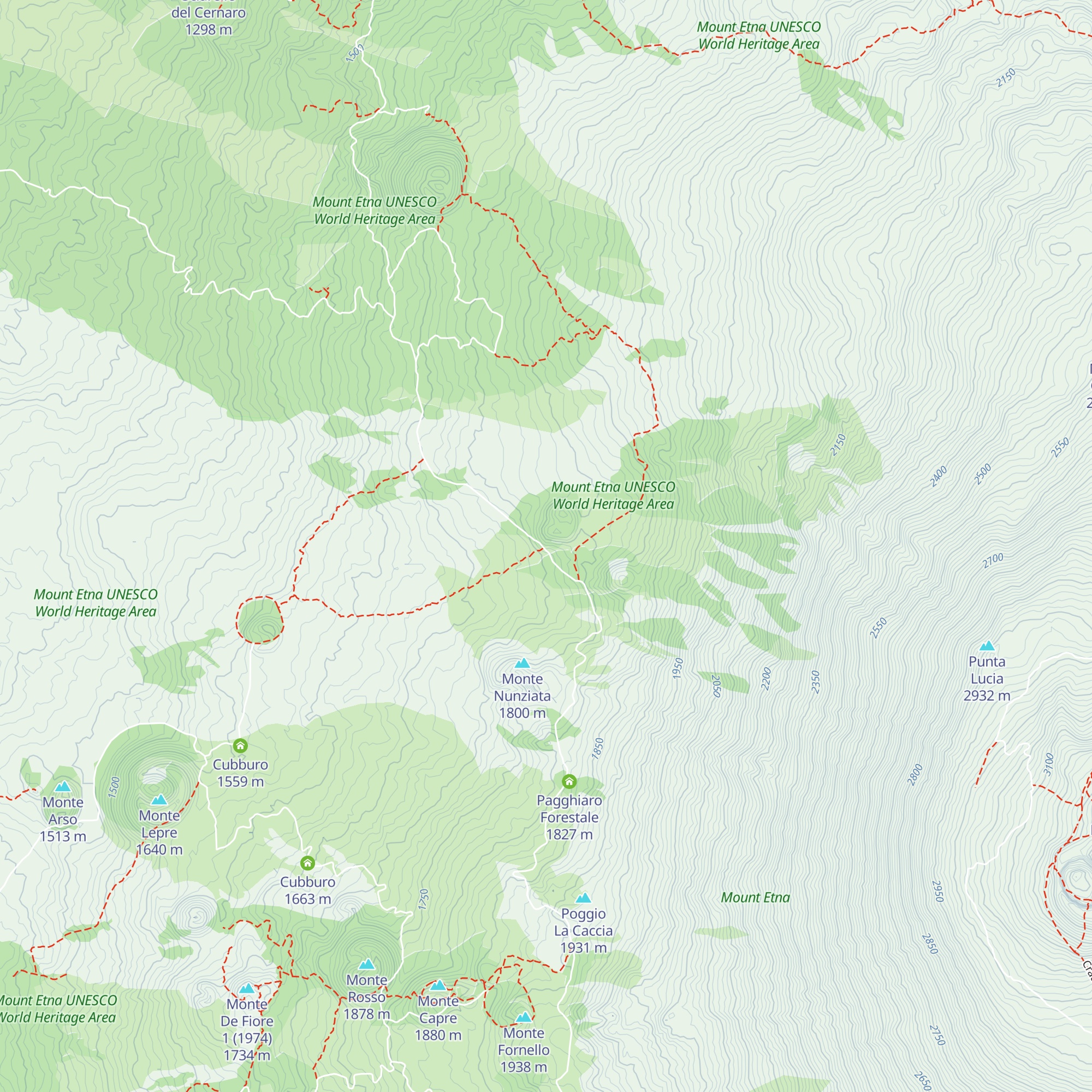 Rifugio Monte Scavo map