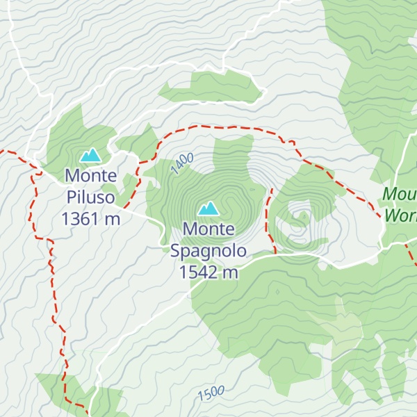 Map of Monte Spagnolo