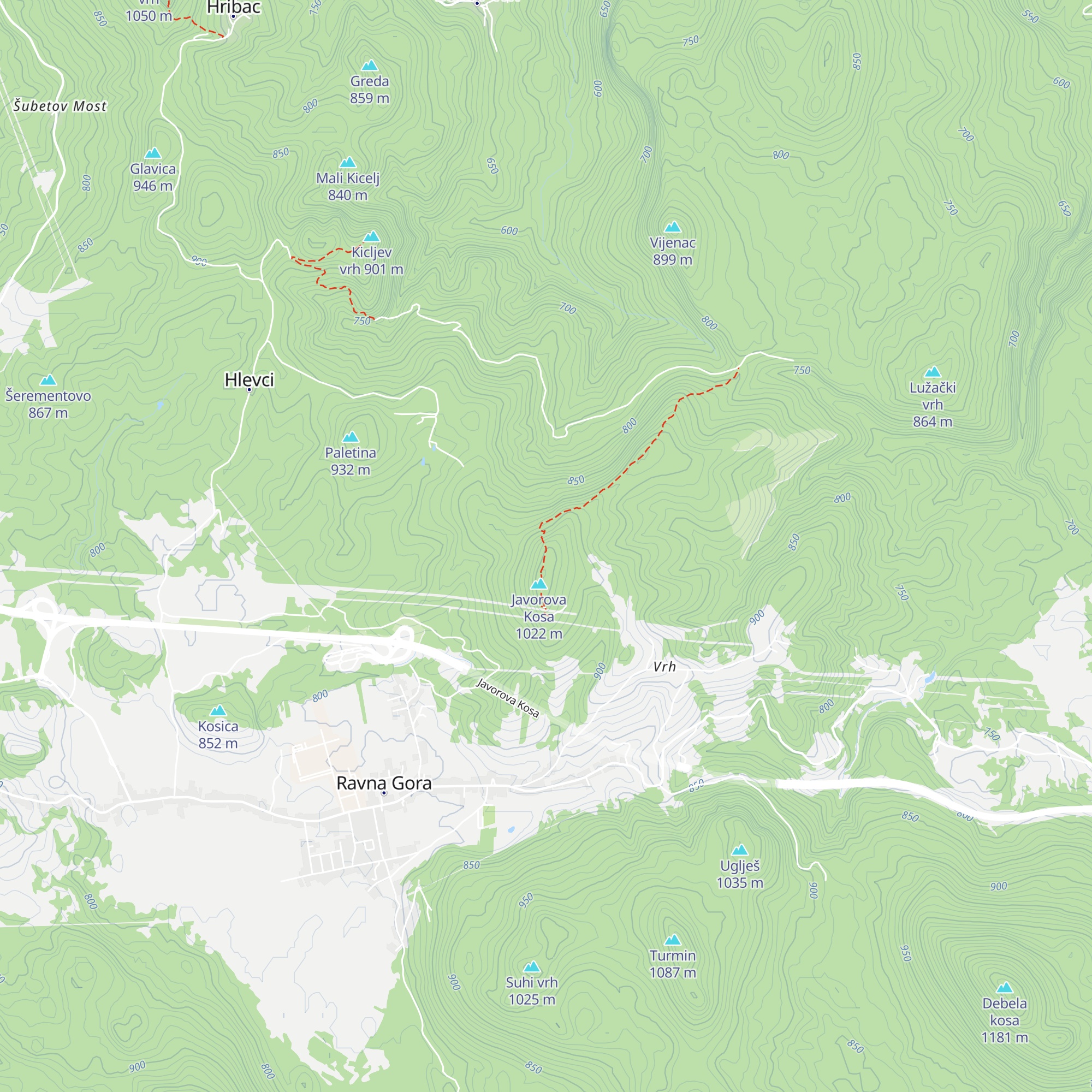 Kuća Javorova Kosa map