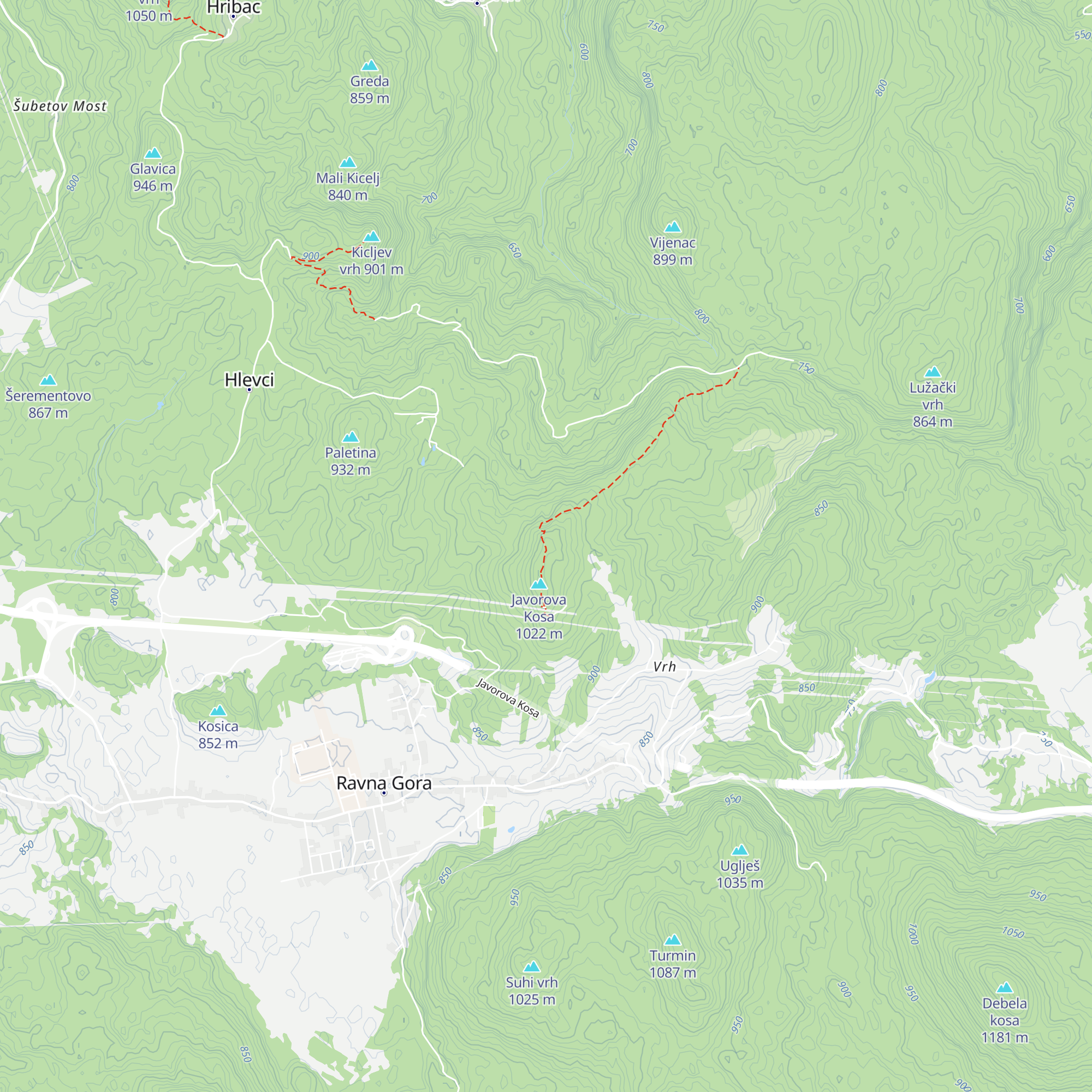 Kuća Javorova Kosa map