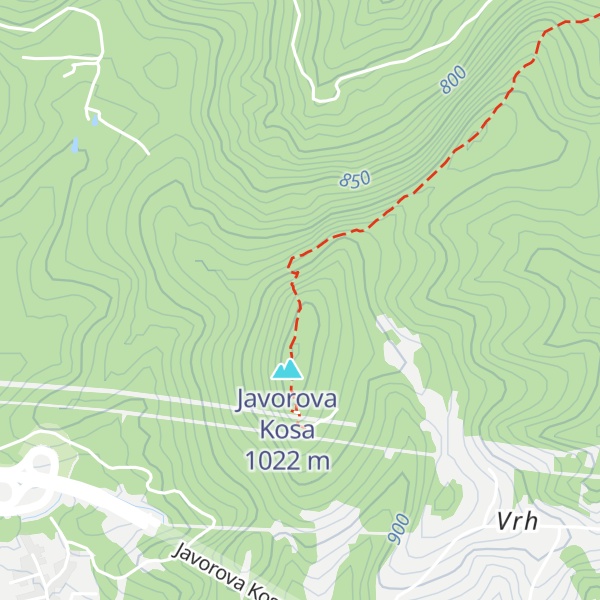 Map of Kuća Javorova Kosa